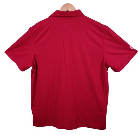 Chick-fil-A Unisex Short Sleeve Polo Shirt XL Red OOBE Team Style Uniform Work - Picture 9 of 13